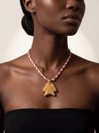 Yellow Angel Fish Necklace