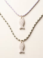 Stone Fish Necklace