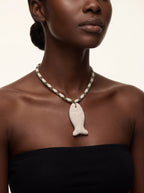Stone Fish Necklace