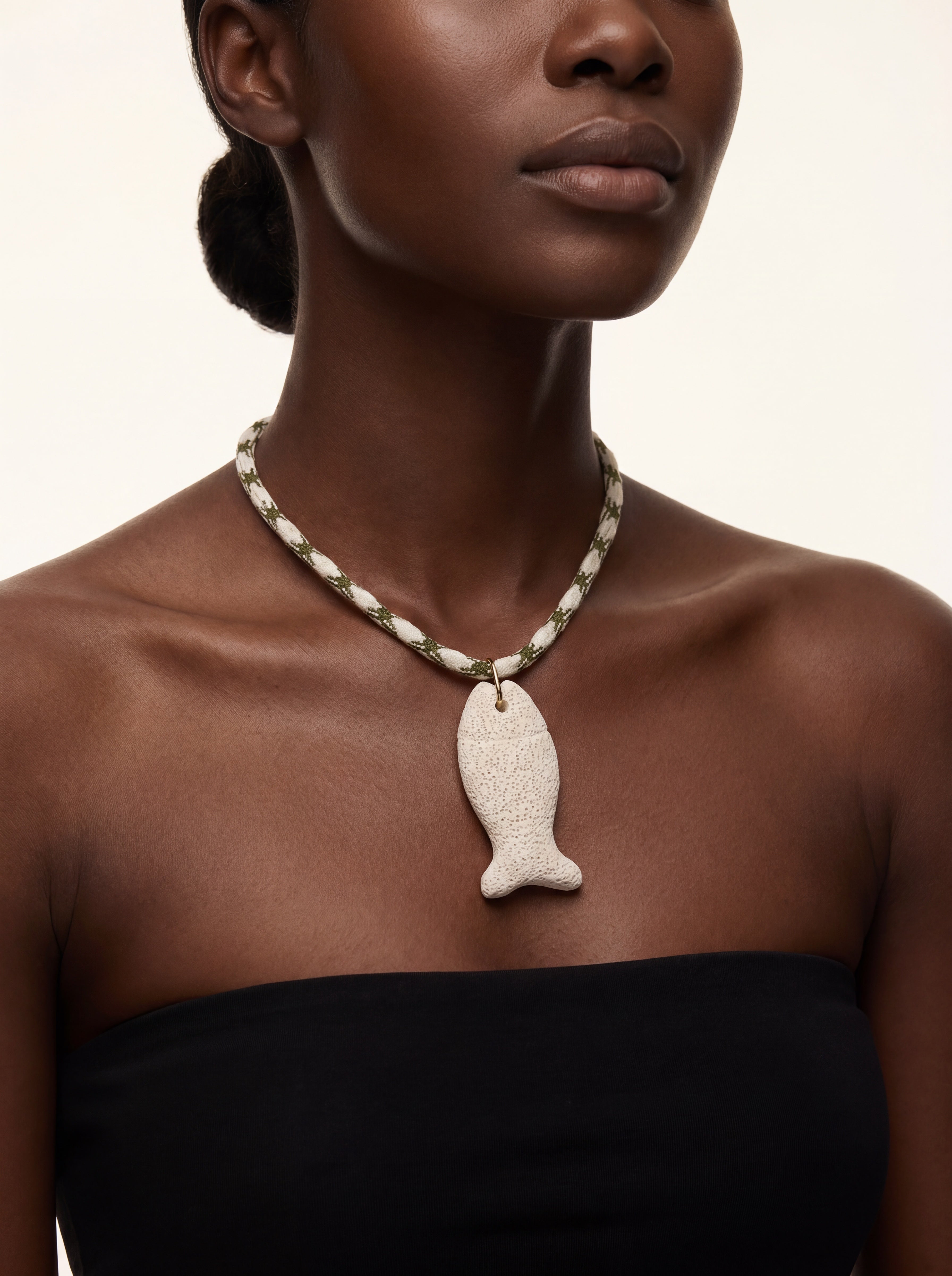 Stone Fish Necklace