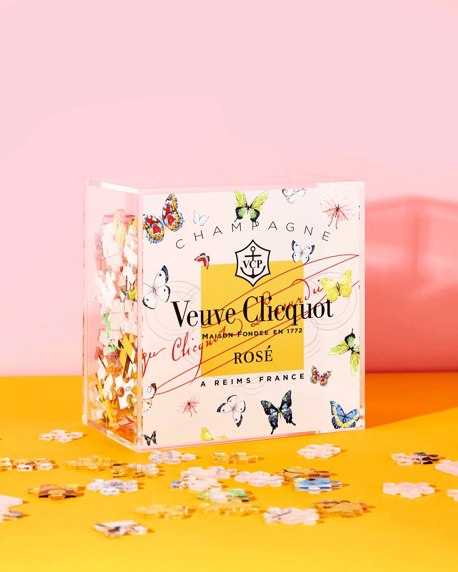 Rosé Butterfly Acrylic Puzzle